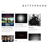 Tablet Screenshot of bettyprado.com